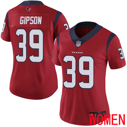 Houston Texans Limited Red Women Tashaun Gipson Alternate Jersey NFL Football #39 Vapor Untouchable